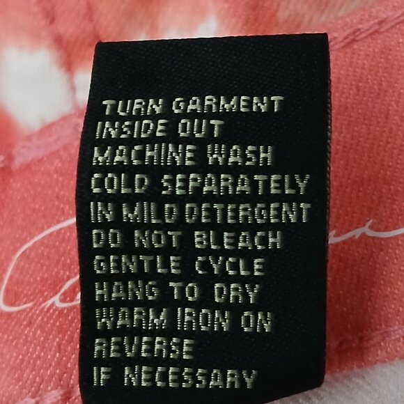 NWT DG2 Diane Gilman Pants Plus Size 18 W Pink Tie Dye Slim Stretch - Picture 10 of 10